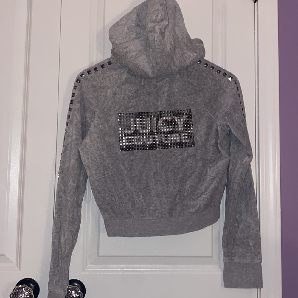 Juicy couture velvet zip up